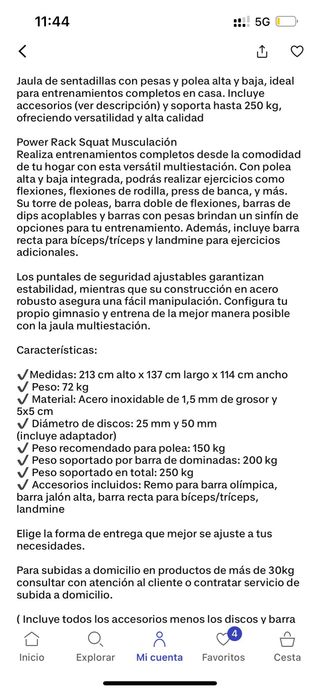 Jaula de entrenamiento multifuncional