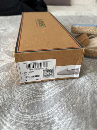 Alpargatas El Ganso Beige Talla 41 NUEVAS