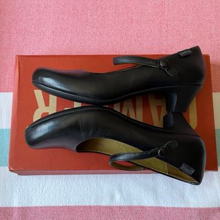 Zapatos Camper - Merceditas Tacón Negros