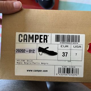 Zapatos Camper - Merceditas Tacón Negros