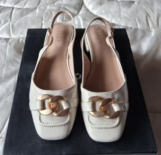 Sandali donna OVS beige/oro tg. 40