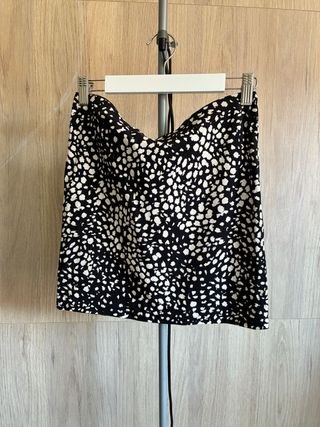 Falda tubo estampada