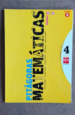 Matemáticas B, Pitágoras. 4 ESO. Conecta 2.0.
