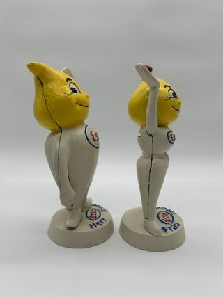 Coppia Gadget Esso Herr und Frau Tropf