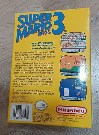 Super Mario Bros 3 NTSC versión usa 100% COMPLETO