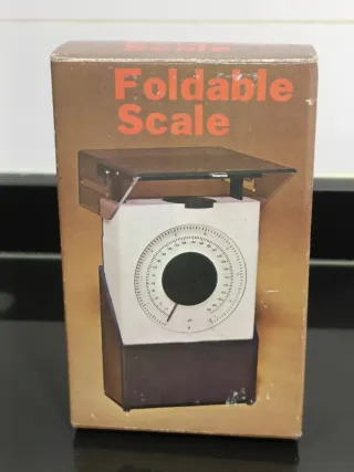 Años 80 Retro Balanza peso Foldable Scale