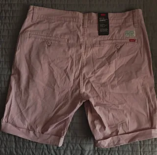 Levi's Chino Corto Hombre Talla 33 Rosa Lila