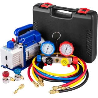 Kit Manómetros y Bomba Vacío A/A