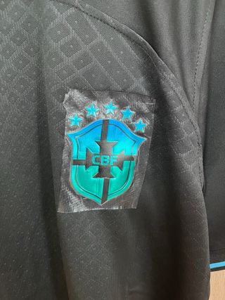 Camiseta Brasil Nike Conceptual 2022 Negra/Turques