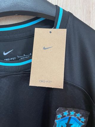 Camiseta Brasil Nike Conceptual 2022 Negra/Turques