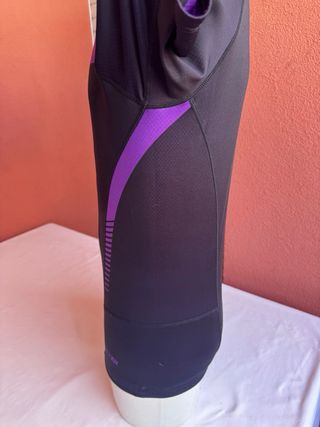 Maglia compression Venum nera/viola XL