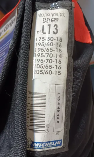 Cadenas Nieve Composite Michelin Easy Grip L13