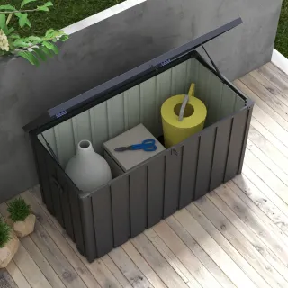 Baúl Almacenaje Exterior Ruedas Acero