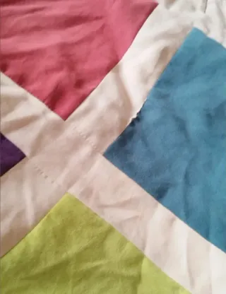 Colcha Rellena Cama Matrimonio Multicolor