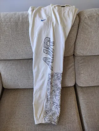 Pantalón chándal Nike Air blanco