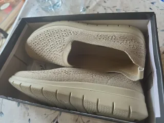 Zapatos planos beige mujer talla 39