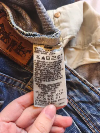 Vaqueros Levi's 627 Straight Fit Talla M