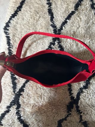 Bolso terciopelo rojo