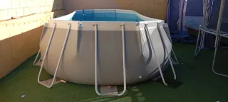 Piscina INTEX Prism Frame Oval 6.10x3.05x1.22m