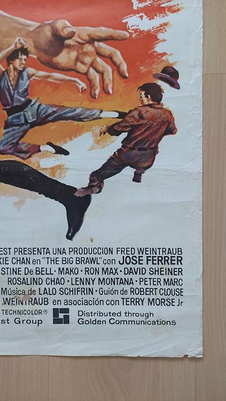 Cartel La Furia de Chicago (1980) Jackie Chan