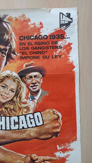 Cartel La Furia de Chicago (1980) Jackie Chan
