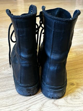 Botas Zapatistas Piel Negras ezln Chiapas