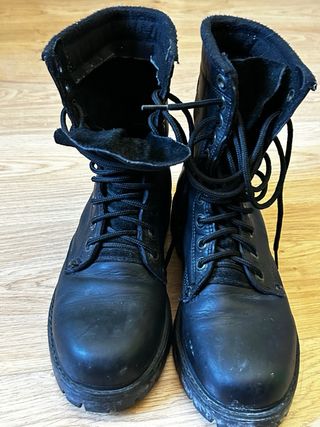 Botas Zapatistas Piel Negras ezln Chiapas