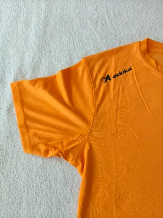 Camiseta deportiva naranja hombre talla S