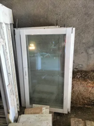 Ventana corredera aluminio blanca