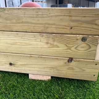 Jardinera de madera exterior