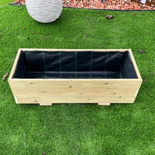 Jardinera de madera exterior