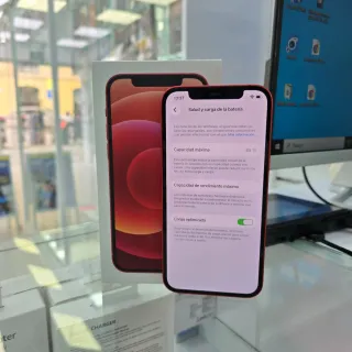 iPhone 12 64GB Rojo con Caja y Factura 85%