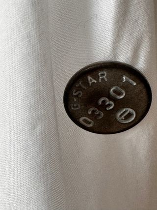 Camisa G-Star RAW Blanca Talla M slim