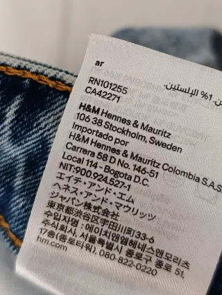 Pantalón recto Talla 36, da más