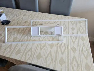 Lámpara colgante moderna blanca