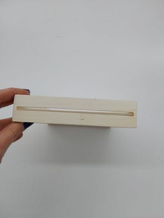 Rayher Marco de madera con doble metacrilato, 16x22x3,5 cm, marco para fotos grandes, 62840505