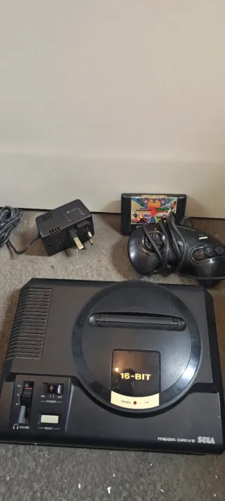 Sega Mega Drive Consola Negra