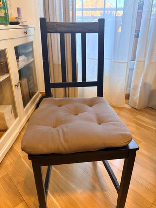 Mesa extensible comedor madera negra