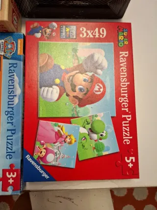 Lote Puzzles Infantiles Disney y Paw Patrol