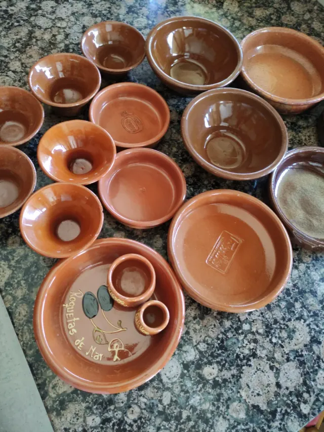 Cazuelas de barro - Set de 14 unidades