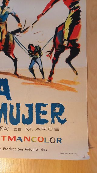 Cartel original Sentencia contra una mujer (1960)