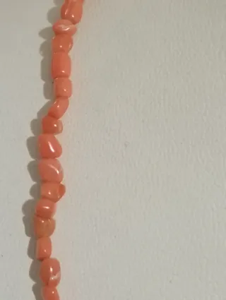 Collana corallo naturale e oro 750