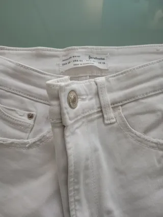 Pantalón blanco mujer