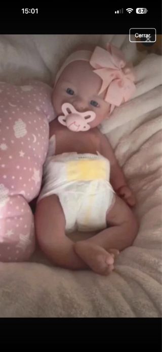 Muñeca Reborn entera de Silicona