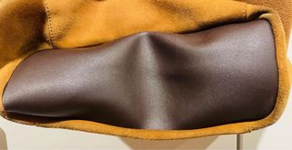 Bolso shopper de pell girada