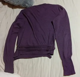 Cárdigan Mango cruzado lazo talla L