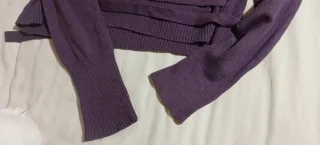 Cárdigan Mango cruzado lazo talla L