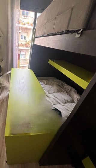 Habitación juvenil doble madera maciza