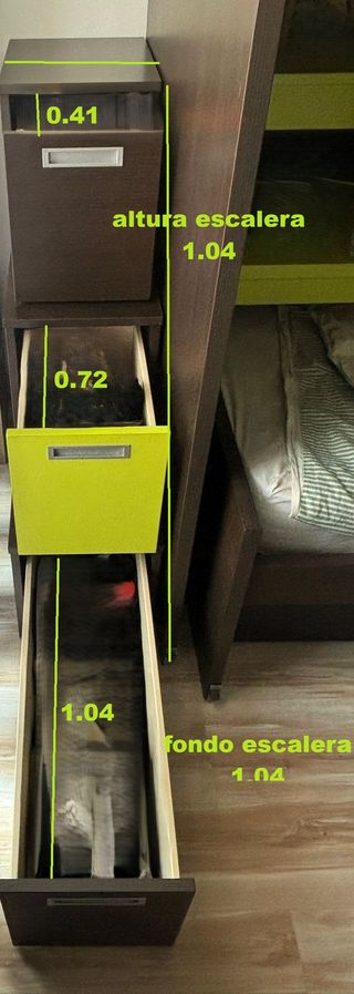 Habitación juvenil doble madera maciza