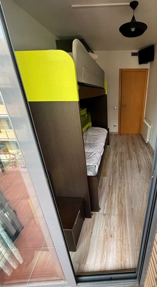 Habitación juvenil doble madera maciza